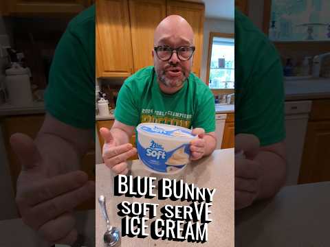 HOW IS THIS POSSIBLE!? 🤯 Trying Blue Bunny Soft Serve Ice Cream: Scientific Miracle or Mayhem?!?