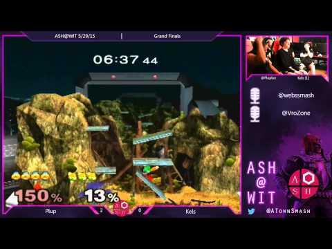 Melee Grand Finals ASH@WIT 5/29/15 - Plup (Sheik) vs Kels (Fox)