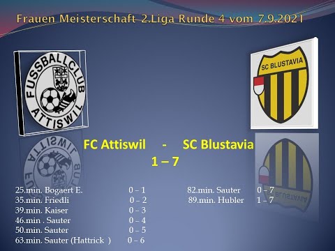 Frauen Meisterschaft 2.Liga  FC Attiswil-SC Blustavia