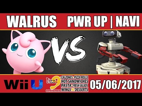 Walrus (Jigglypuff) vs PWR Up | Navi (R.O.B.) - Wii U Winners Round 1 Pizza 9