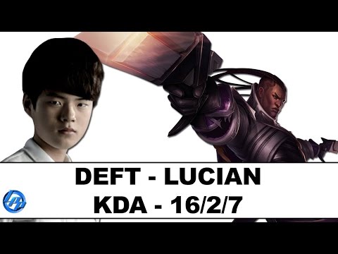 Deft Lucian vs KT Ssumday Graves - Kr SoloQ Full Game
