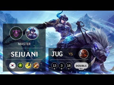 Sejuani Jungle vs Gragas - KR Master Patch 9.18