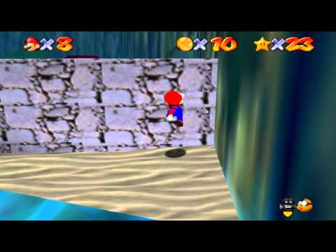 Super Mario 64 Walkthrough - Course 3 - Jolly Roger Bay