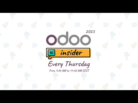 Odoo insider: Regular Q&A session (with Antoine.R)