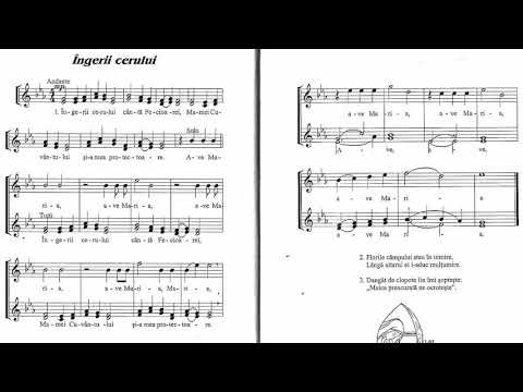 Îngerii cerului cântă Fecioarei