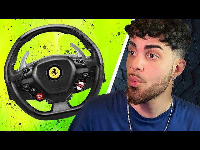 Vídeo relacionado con Thrustmaster T80 Ferrari 488 GTB Edition - Volante para PS5, PS4 y PC (Licencia Oficial Ferrari, Sistema Bungee Cord, 11 Botones, Incluye Pedales Ajustables) Negro