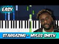 Stargazing - Myles Smith | EASY Piano Tutorial