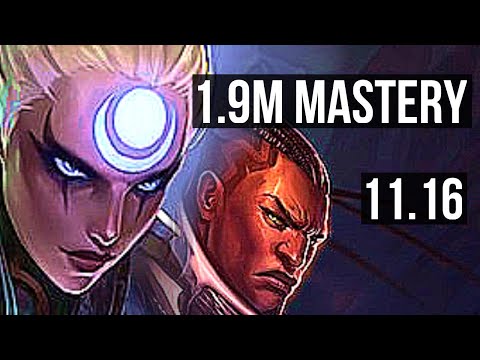 DIANA vs LUCIAN (MID) | 5/0/5, 1.9M mastery, 1000+ games | BR Master | v11.16