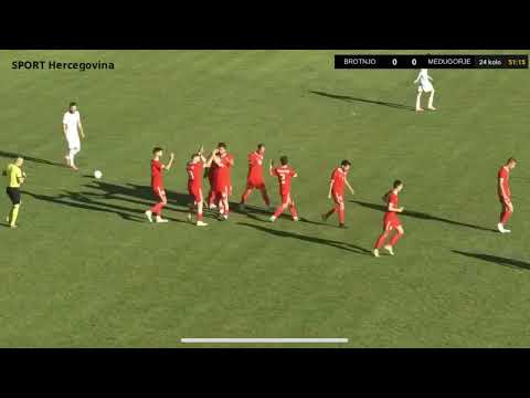 SAŽETAK GOLOVA: HNK BROTNJO - NK MEĐUGORJE 2:0