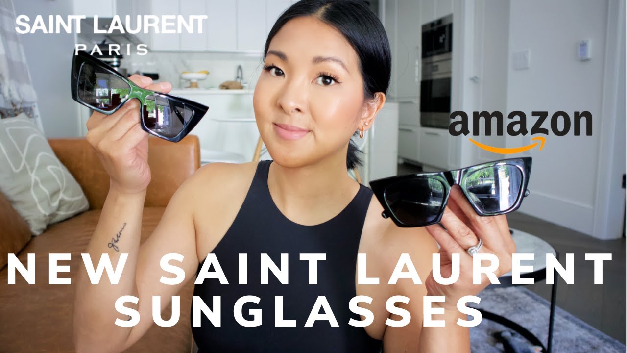 Watch video NEW SAINT LAURENT SUNGLASSES UNBOXING & AMAZON DUPE! Now NEW SAINT LAURENT SUNGLASSES UNBOXING & AMAZON DUPE!