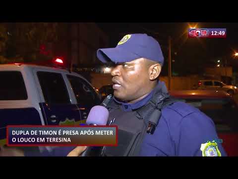 ROTA DO DIA 18 10  Dupla de Timon eÌ presa assaltando no bairro Vermelha, em Teresina