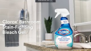 Clorox Bathroom Stain-Fighting Bleach Gel