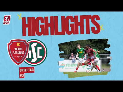 3. Spieltag Regionalliga Nord 25/26 | SC Weiche Flensburg 08 - HSC Hannover | Highlights