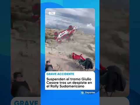 Grave accidente en el tramo Giulio Cesare del Rally Sudamericano