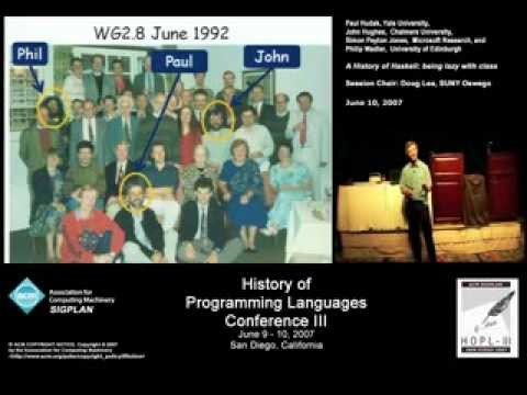A history of Haskell : being lazy with class -- 1/6