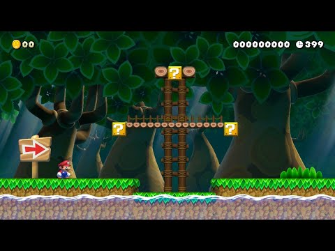 Mystic Jungle 🌳 (QKP-0WS-RJF) - Super Mario Maker 2