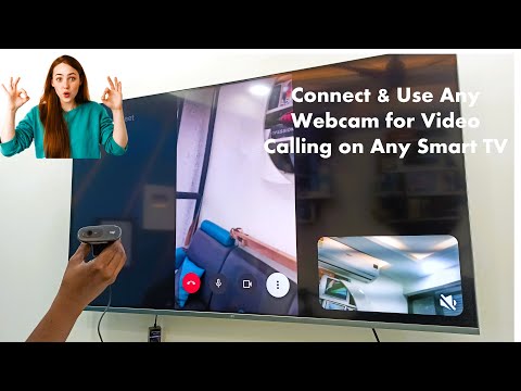 あらゆるスマートテレビでウェブカメラを接続してビデオ通話を行う方法