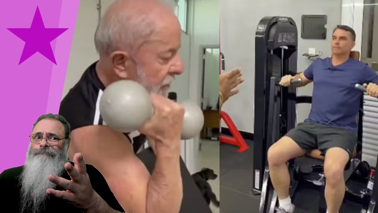 SIDÔNIO e FLÁVIO disputam na MUSCULAÇÃO e FICA FEIO para o LULA