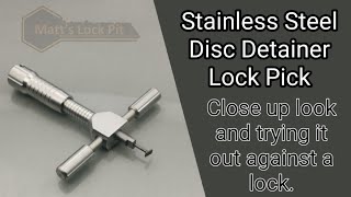 RWB Yan Stainless DD Lock Pick. Taking a look and trying it out!