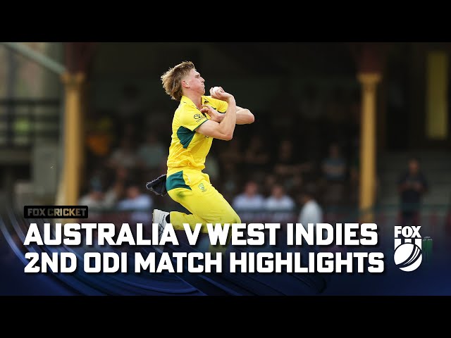 Australia vs. West Indies 2nd ODI Full Match Highlights I 04/02/24 I Fox Cricket