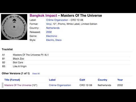 Bangkok Impact -- Masters of the Univers Pt. I & II