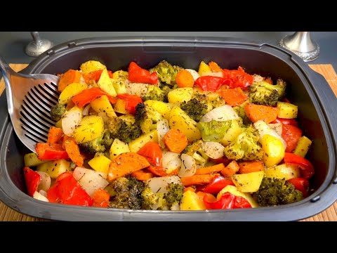 Juicy roasted vegetables! 👍 Very tasty and super easy!