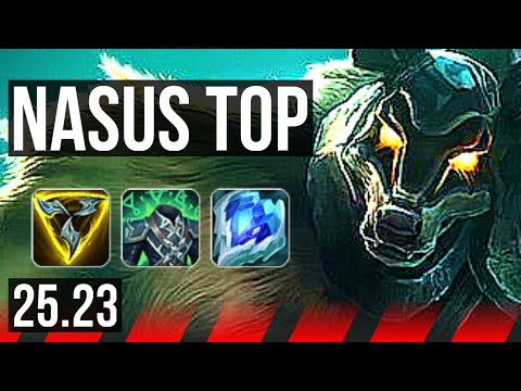NASUS vs FIORA (TOP) | 10/1/9, 1300+ games, Dominating | EUW Master | 25.23