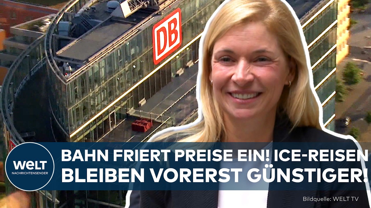 DEUTSCHLAND: Bahn friert ICE-Preise ein – Reisende im Fernverkehr sollen ein Jahr entlastet werden!