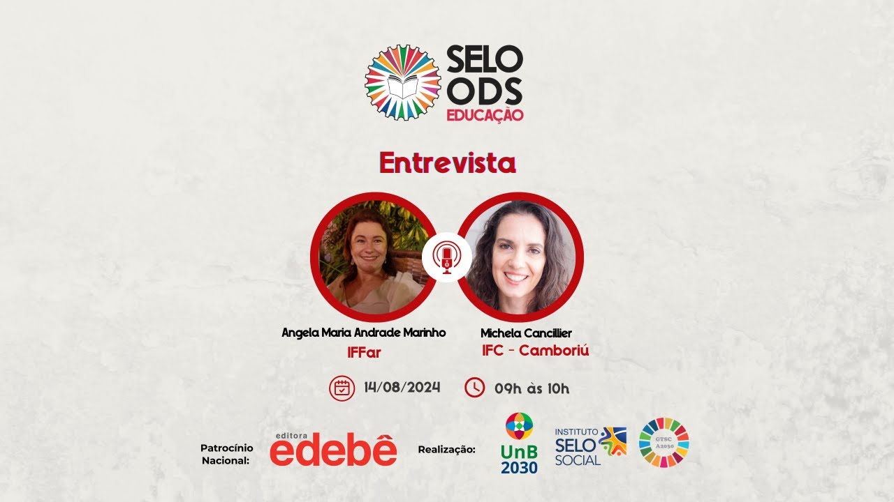 Selo ODS Educação Entrevista - Institutos Federais