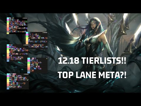 12.18 TIERLISTS!!!