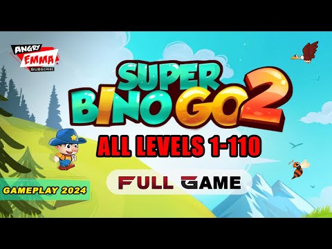 Super Bino Go 2 - FULL GAME (ALL Levels 1-110) Gameplay 2024
