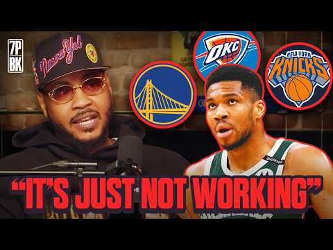 Carmelo Anthony Says It’s Time for the Bucks to TRADE GIANNIS and Names His Top Trade Destination