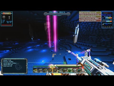 FortressCraft Evolved 19 - Krystaly, ucpaný výtah, hon na drahokamy