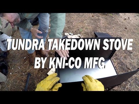 TUNDRA TAKEDOWN STOVE | Collapsible Woodstove From Kni-Co Mfg.