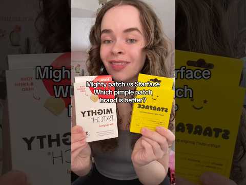 STARFACE VS MIGHTY PATCH: WHICH PIMPLE PATCH BRAND IS BETTER?