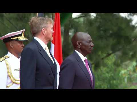 Ruto Receives HM Willem Alexander & HM Maxima; King & Queen of the Kingdom of Netherlands in Nairobi
