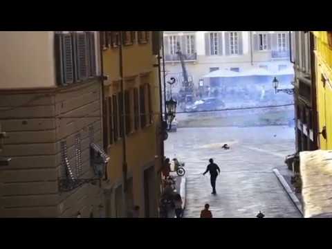 "Six Underground" filming in Florence, Italy: the crash