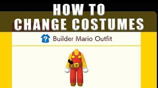 Super Mario Maker 2 how to change costumes