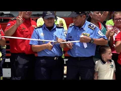 San Rafael del Sur: inauguran estación de bomberos "Cro. Emilio Rizo Benavidez”