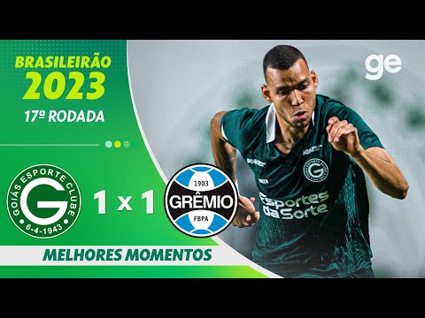 Gols e lances de Goiás x Grêmio