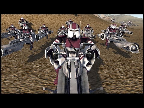 Clone Army's Recon Speeder Force - Men of War: Star Wars Mod Tournament Game 13