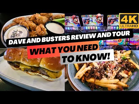 Dave and Busters Restaurant Full Review ADD THIS TO YOUR LIST OF EXPERIENCES