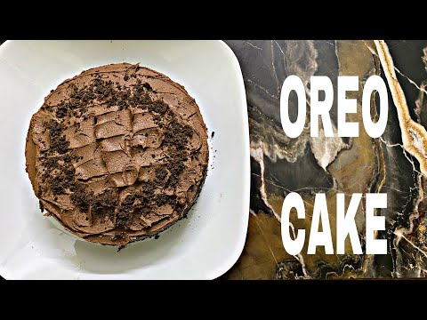 OREO CAKE RECIPE | CHOCOLATE OREO CAKE WITH OREO ICING | ONLY 4 INGREDIENTS |