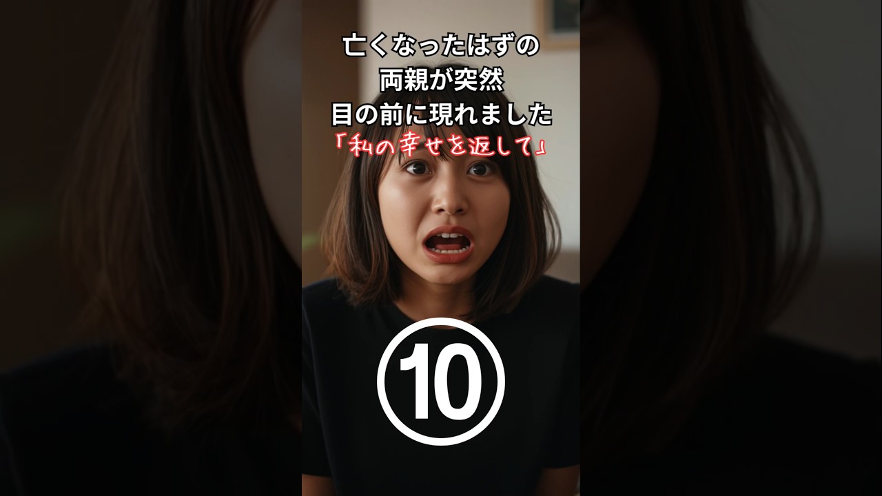【スカッと】亡くなったはずの両親が突然目の前に現れました⑩
