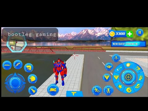 Limo Car Dino Robot Car Game - Android Gameplay
