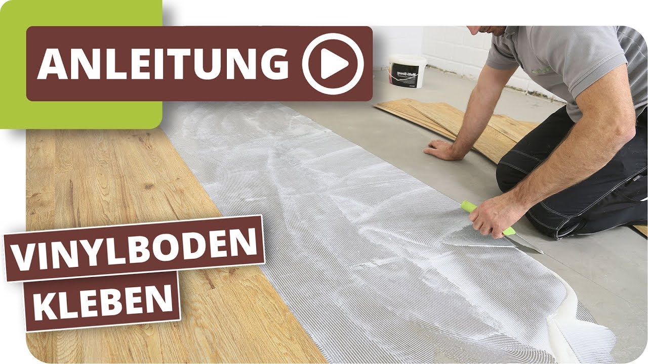 Gluing vinyl flooring - installation instructions for vinyl sheets