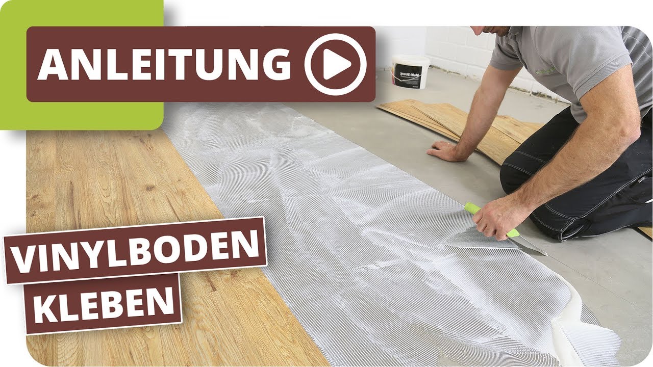 Gluing vinyl flooring - Installation instructions for vinyl sheets