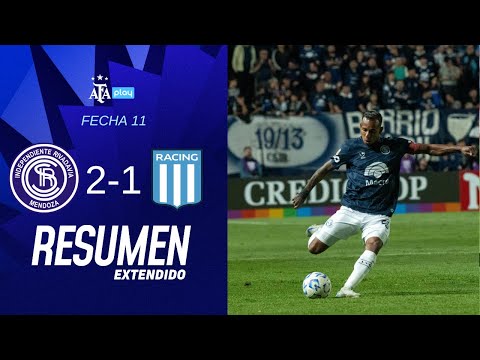 Independiente Rivadavia 2 vs. Racing Club 1 | #TorneoApertura2025 | RESUMEN EXTENDIDO | FECHA 11