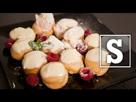 WHITE CHOCOLATE PROFITEROLES RECIPE - SORTED