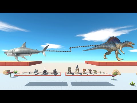 TUG of WAR Aquatic vs Carnivore - Animal Revolt Battle Simulator